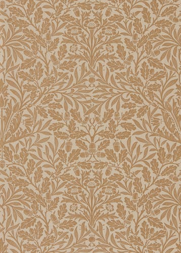 Morris & Co - Pure Acorn Gilver/Copper Morris Pure Wallpapers